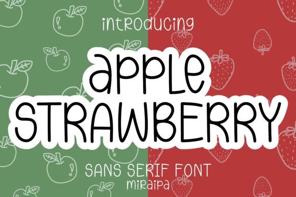 Apple Strawberry Font