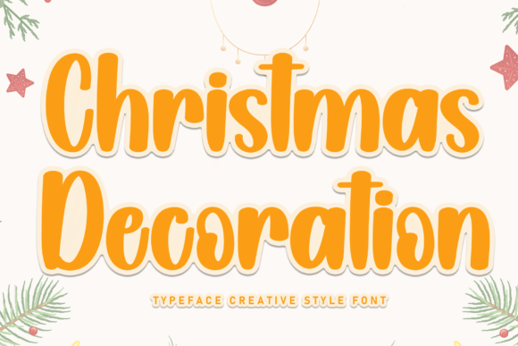 Christmas Decoration Font