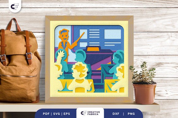 Classroom 3D Shadow Box Paper Cut: A Strategic Tool for Creative and Educational Expression