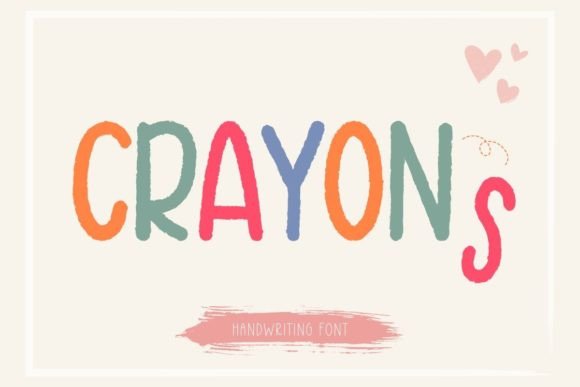 Crayons: A Handwritten Font That Brings Playfulness to Your Design Projects