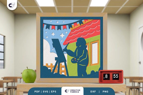 Kids Drawing 3D Shadow Box Paper Cut: A Strategic Tool for Creativity and Communication