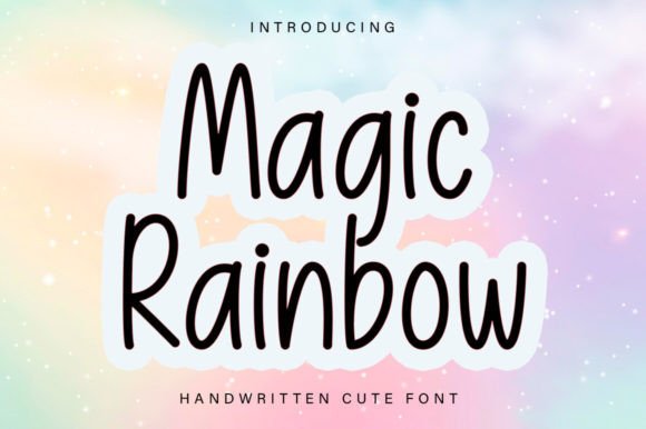 Magic Rainbow Font: A Playful Choice for Creative Projects