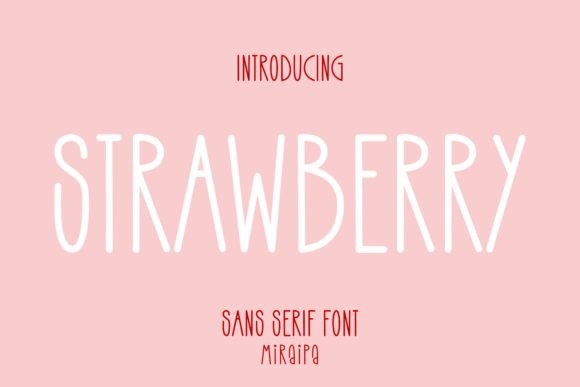 Strawberry Font: A Charming Addition to Your Design Toolkit