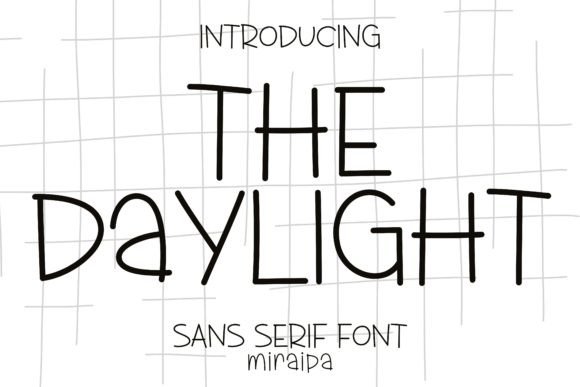 The Daylight Font: A Whimsical Choice for Creative Projects